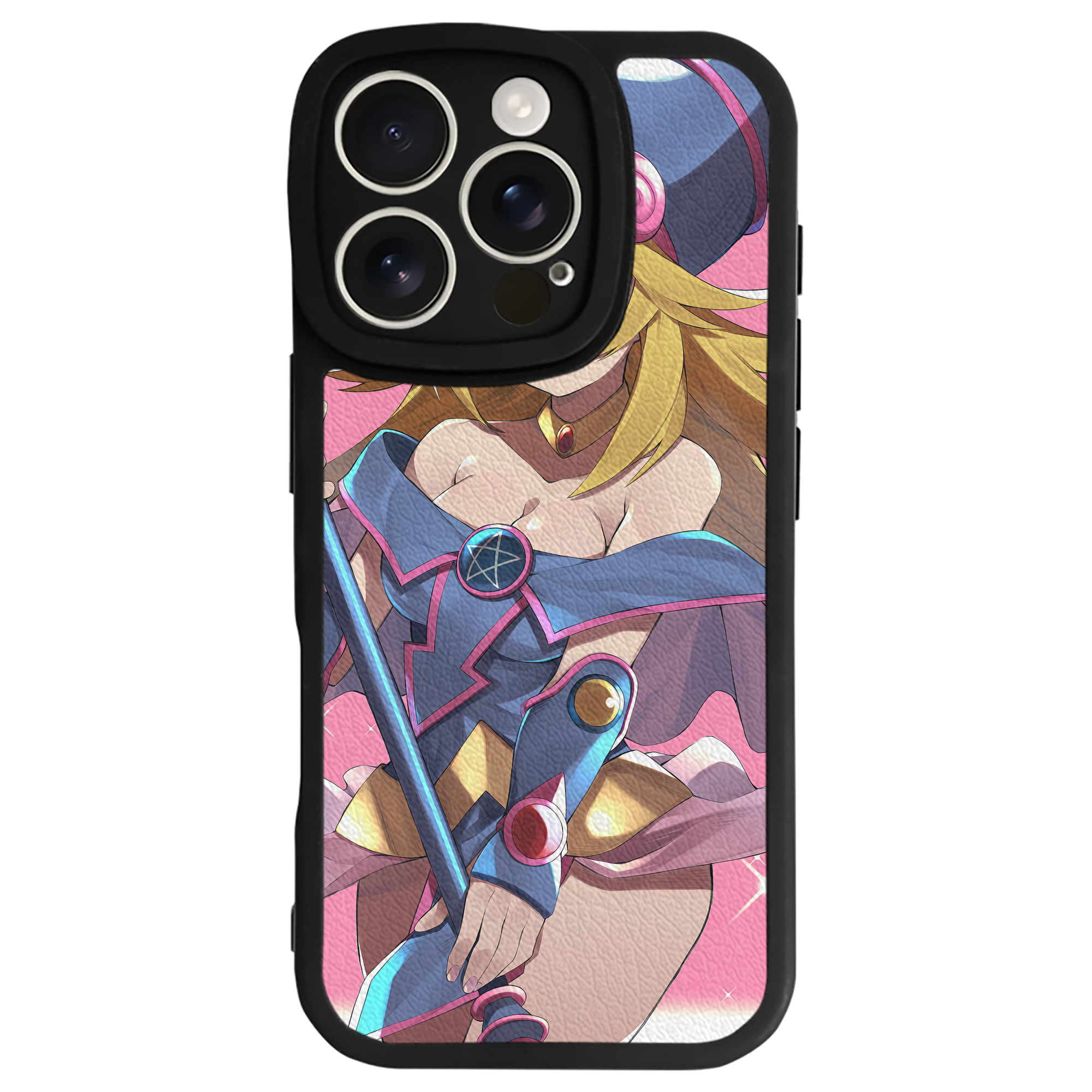 （画像用） 遊☆戯☆王 Yu-Gi-Oh! 【iPhone 16シリーズ対応】シリコンスマホケース（レザー調） 材質：シリコン